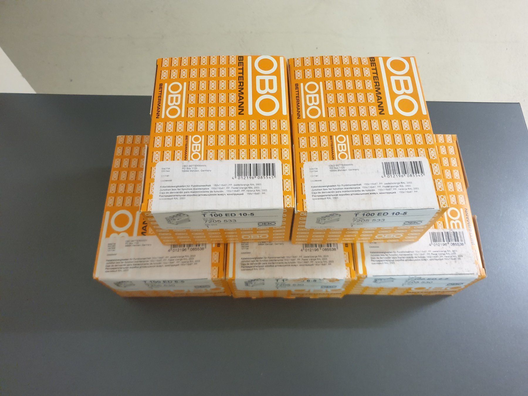 Componenti elettronici: 5 Stk!!!!! Abzweigdosen OBO Bettermann – Nuovo e nell'imballaggio originale da Cham venduto da NeraHandel 4