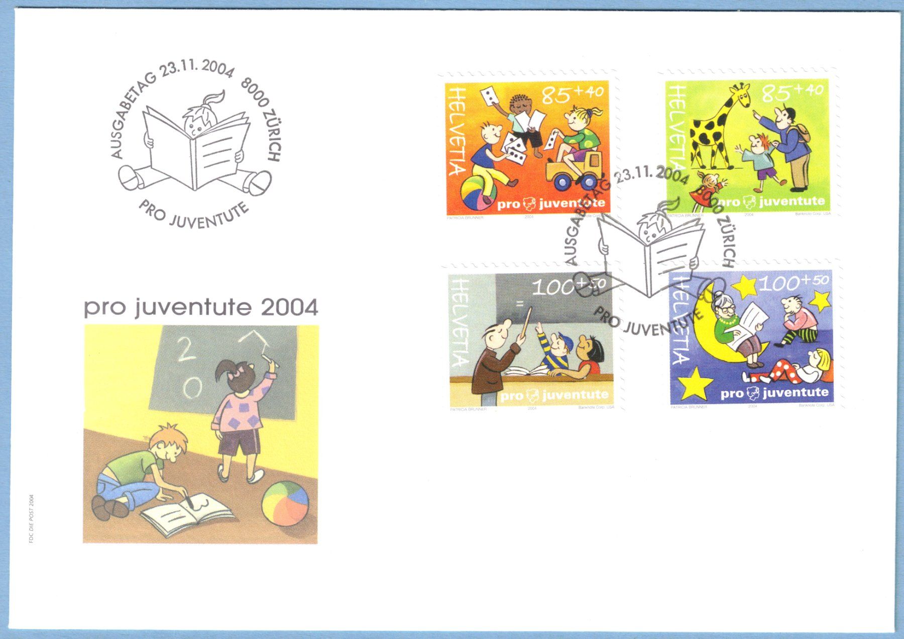 Tutti i francobolli: 2004  FDC    Pro Juventute – Usato da Mellingen venduto da Ginger