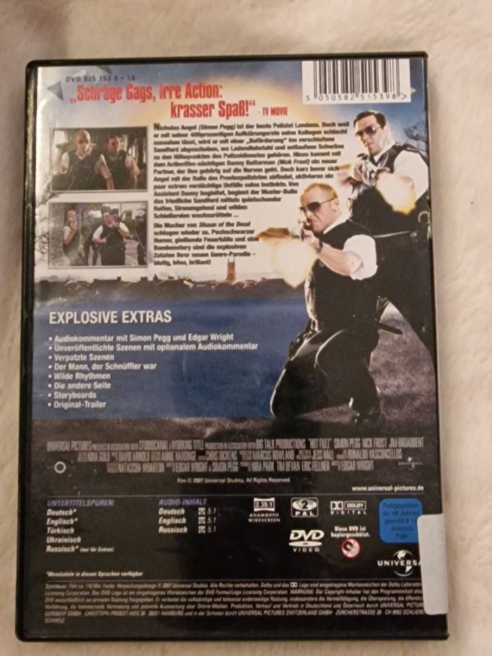 Tutti i DVDs: DVD "Hot Fuzz" – Usato da Hauptwil venduto da vol_sh8n 1