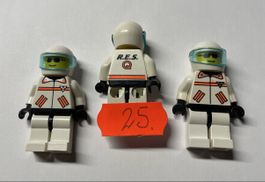 3 Stück Lego Figuren, Res-Q3-White Cap.