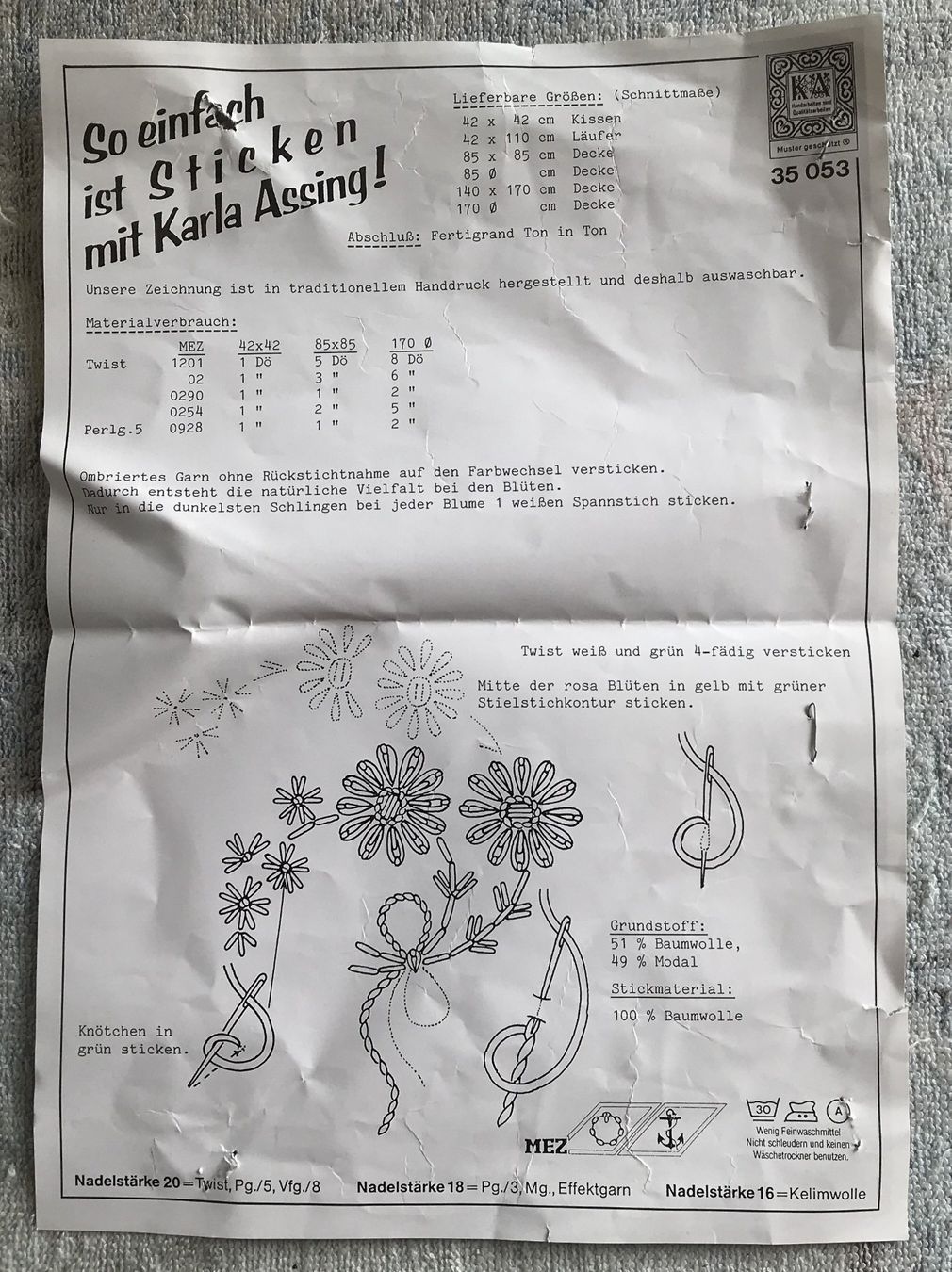 Cerchi da ricamo: STICKEN LÄUFER NEU GRÖSSE CA. 42C110CM – Nuovo (secondo la descrizione) da Ostermundigen venduto da wini63 3