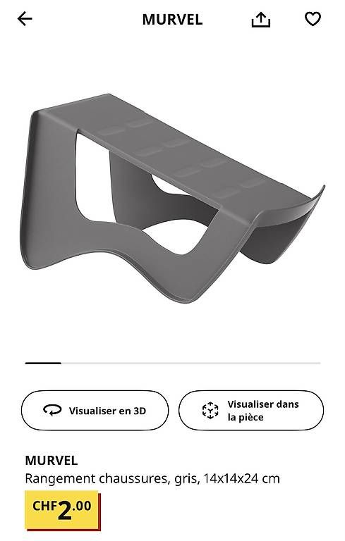 Scaffali: Rangement à chaussures ikea  – Usato da Cheseaux-Lausanne venduto da Fannelle01 1