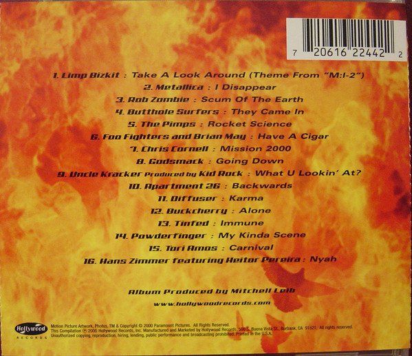 CDs: CD O.S.T. - Mission:Impossible 2 (2000) – D'occasion à Möriken AG par mineralia 1