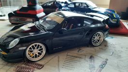 Porsche 911 GT2 Modellauto, schwarz, Sammlerstück!