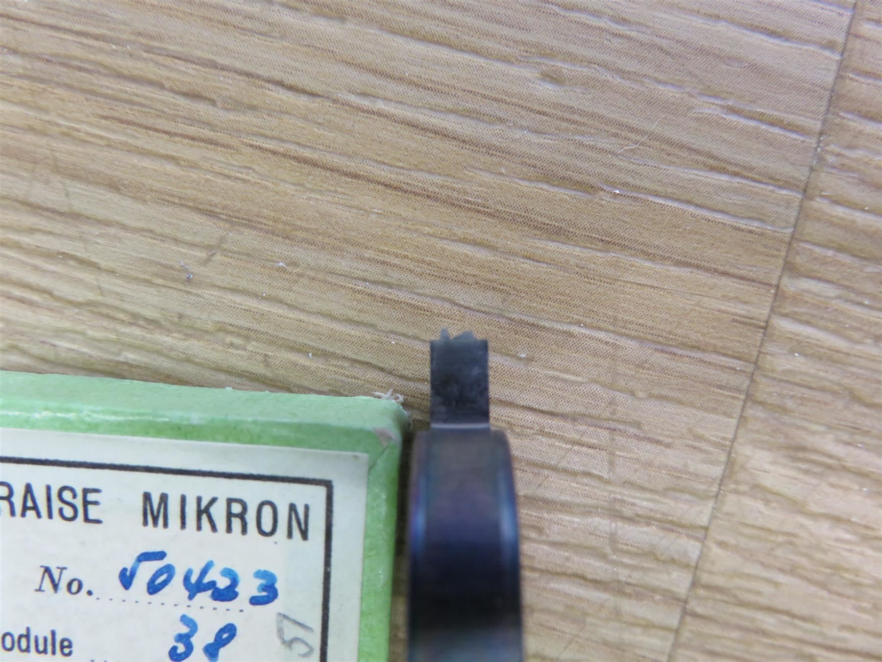 Tutti gli attrezzi: MIKRON Fräser/Fraise roue dancre Cal.13" – Nuovo (secondo la descrizione) da Hölstein venduto da federhaus 1
