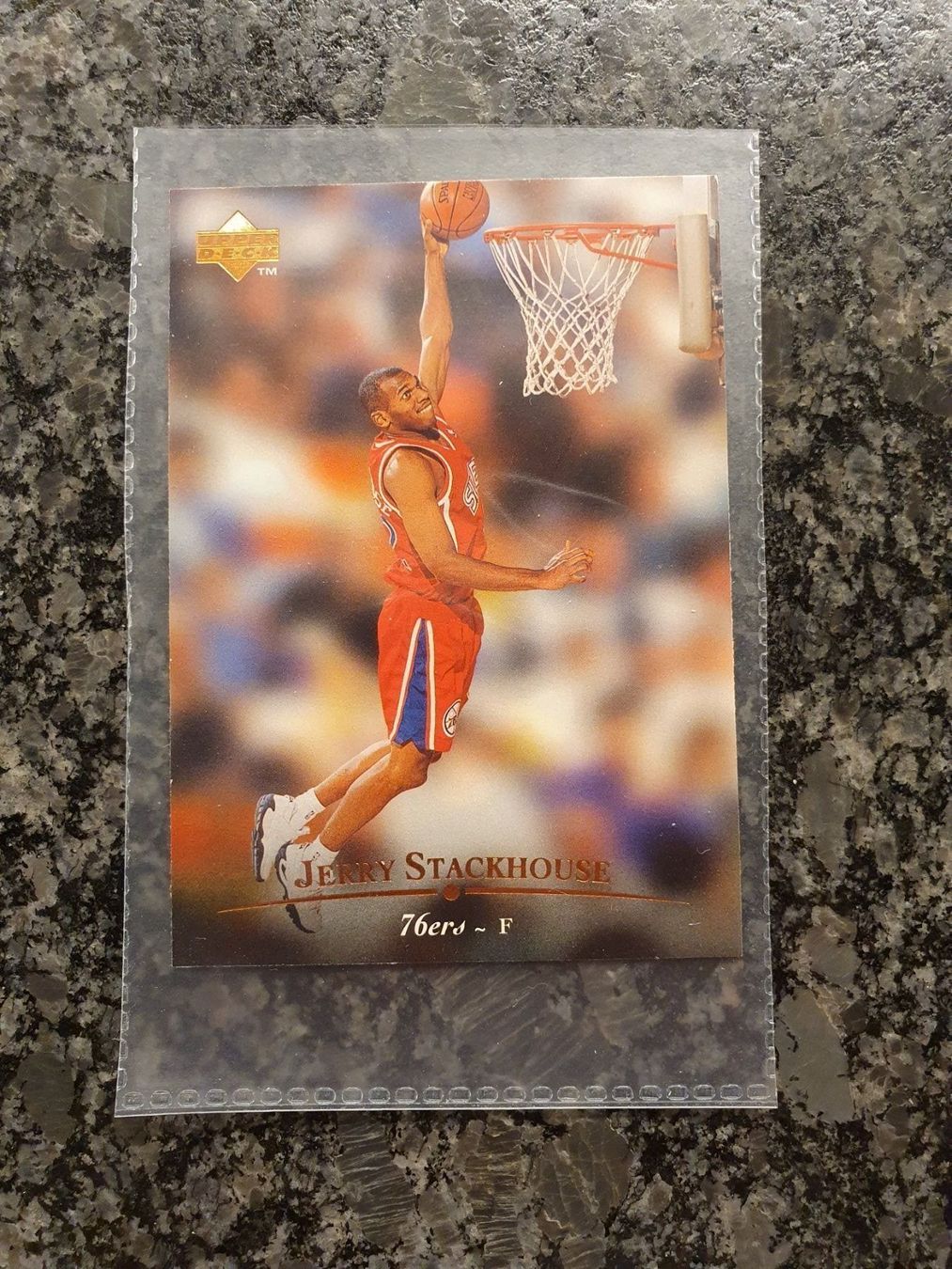 Nba Sammelbilder & Trading cards: Jerry Stackhouse 76ers Upper Deck 1995 – Gebraucht aus Oberdorf BL von BaldenEagle
