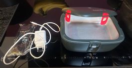 HeatsBox elektrische Lunchbox gebraucht mit Zubehör