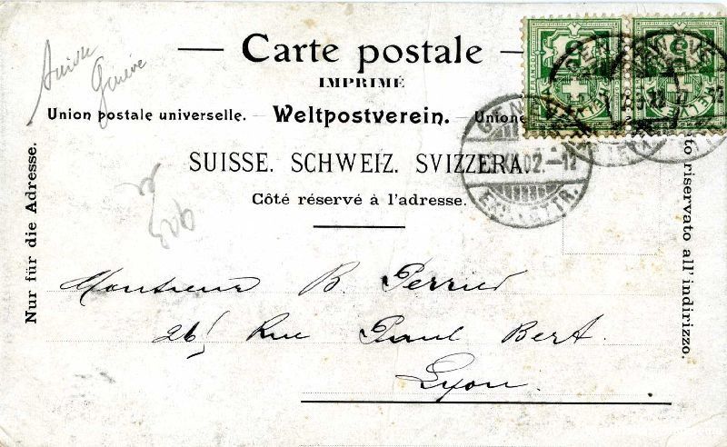 Cartoline postali: Genève - Souvenir de l'Escalade + 1902 – Usato da Emmenbrücke venduto da teestube 1