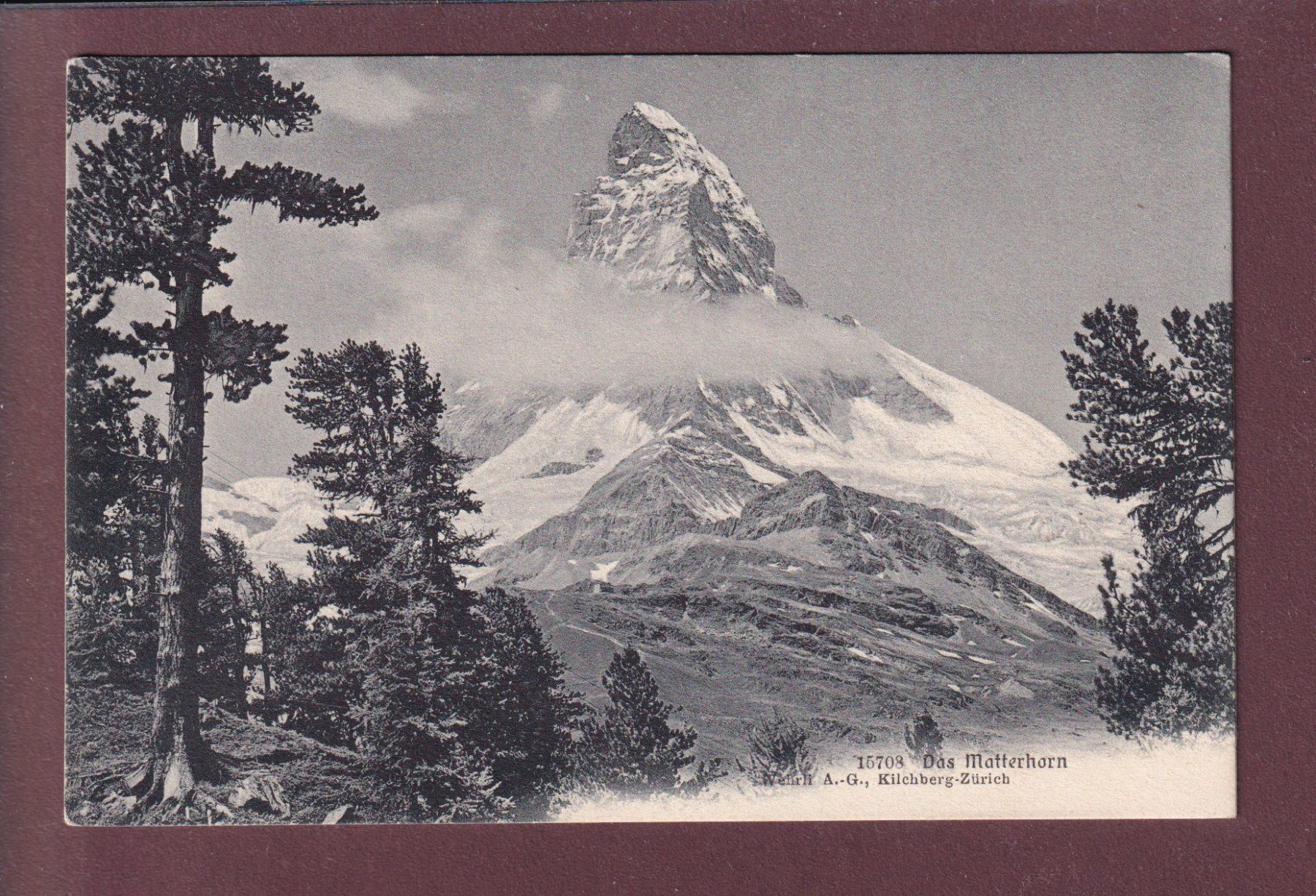 Cartoline postali: MATTERHORN - Cervin – Usato da Pully venduto da nicecards