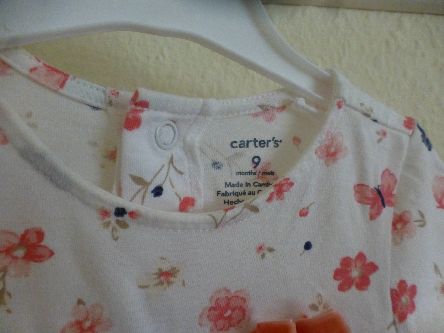 Carter's Tute: Carter's Jumpsuit / 9 Monate – Nuovo (secondo la descrizione) da Hergiswil NW venduto da annettelia 3