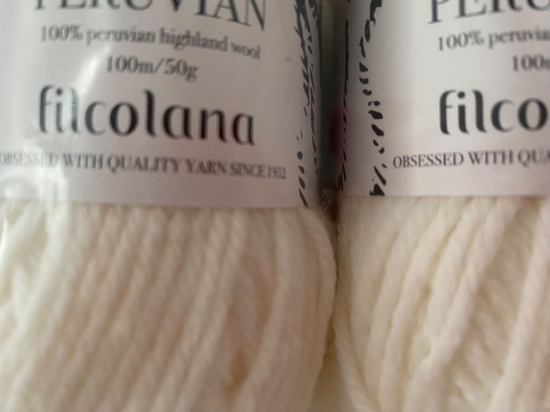 Lana: Filcolana Peruvian 3 Knäuel – Nuovo e nell'imballaggio originale da Uster venduto da LisaH01 1