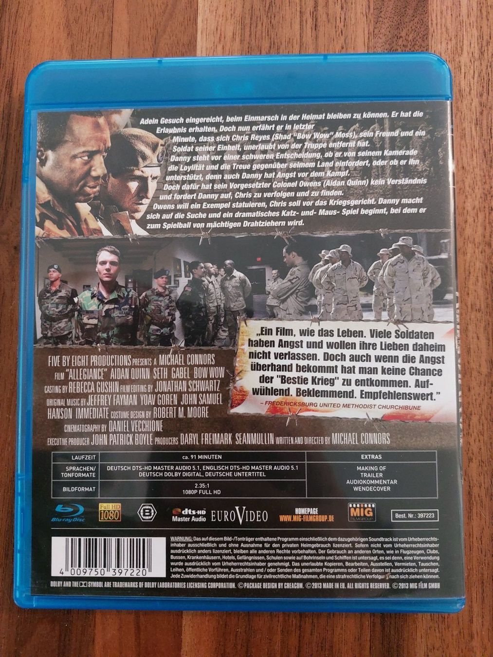 Tutti i DVDs: Blu Ray - Before the War Allegiance – Nuovo e nell'imballaggio originale da Rheinfelden venduto da FilmAuktion 1