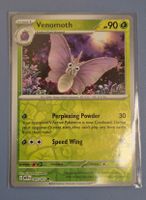 Pokemon Karte Venommoth, reversholo, Mew151, englisch.