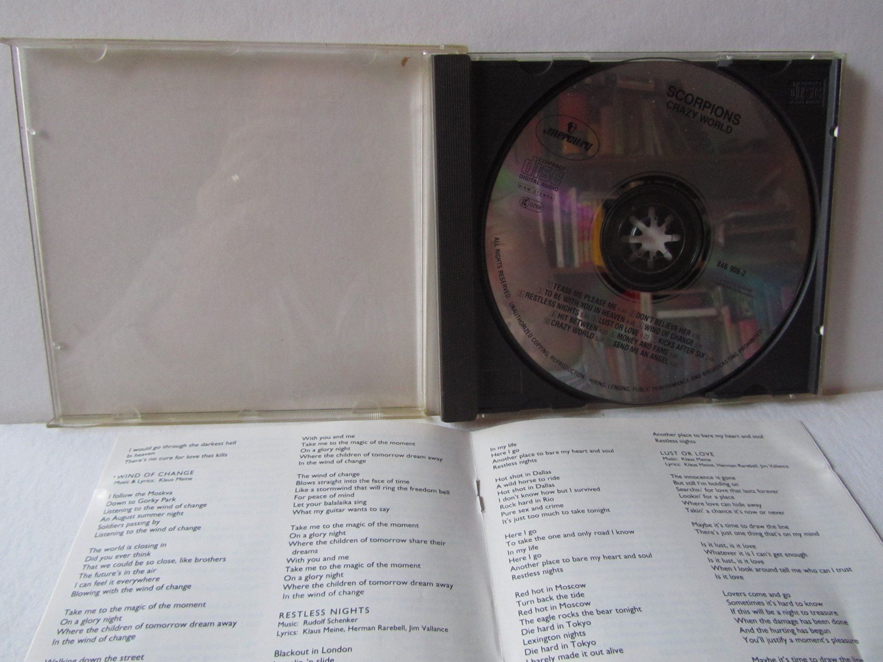 CD: Scorpions, CD, crazy world – Usato da Weiningen ZH venduto da dietsch57 3