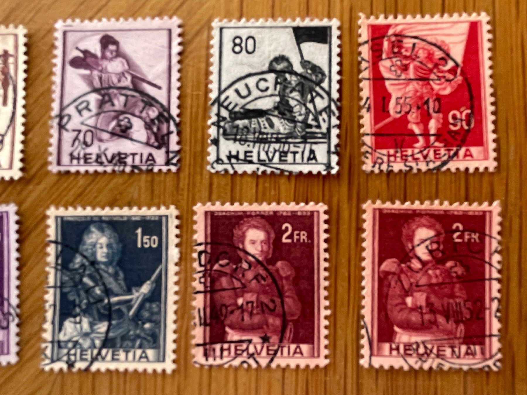 Tous les timbres: Oblitérations choisies – D'occasion à Sonceboz-Sombeval par Comment2 1