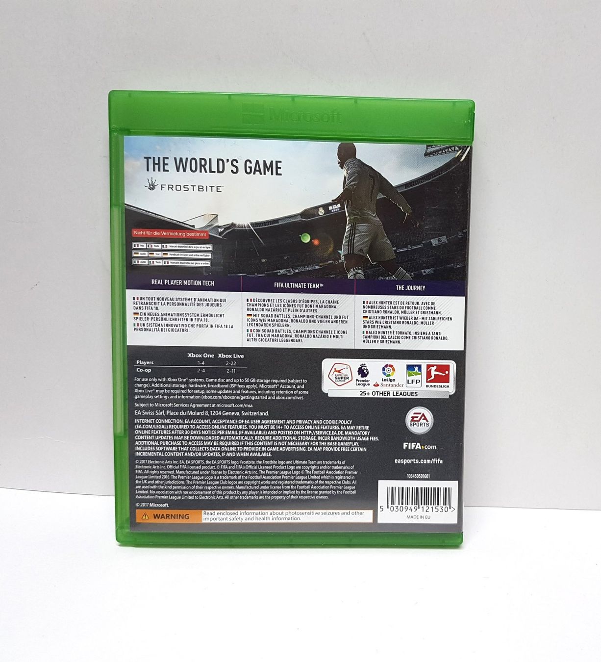 Microsoft Giochi: FIFA 18  Ultimate Team Xb One – Usato da Schüpfheim venduto da Games_Spielkonsolen 2
