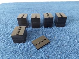 Lego 38 Platten zum Figuren Ausstellen