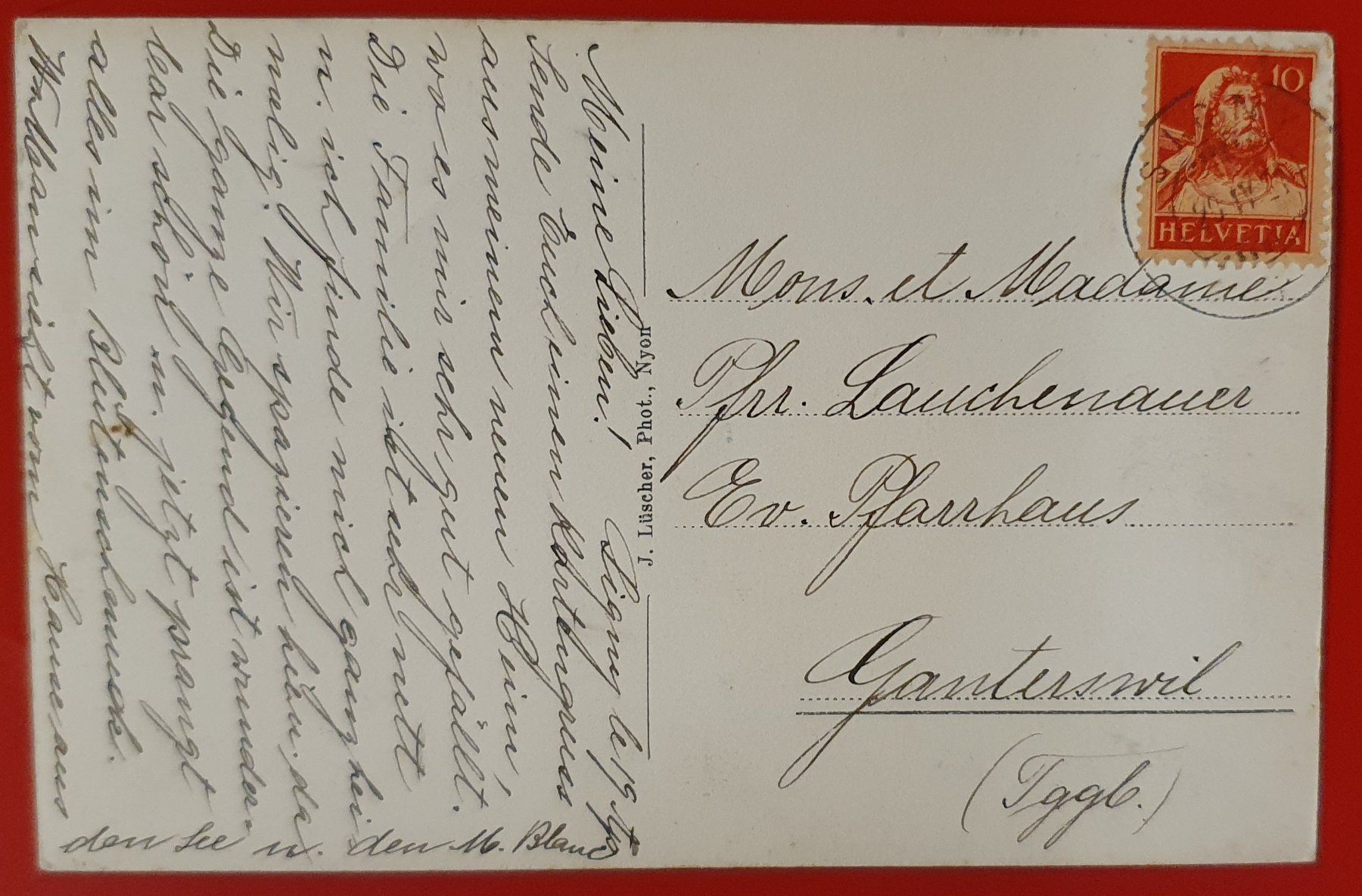 Cartoline postali: Signy 1921 – Usato da Kreuzlingen venduto da Rschweiz1 1