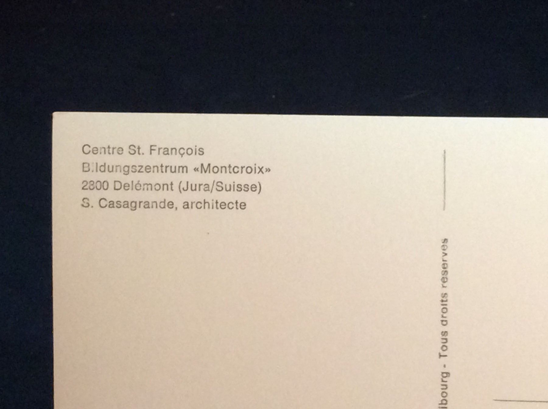 Cartoline postali: Centre St. François – Usato da Widnau venduto da Brusi9 2