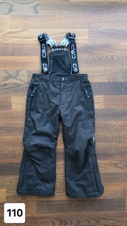CMP Skihose schwarz mit Trägern Grösse 110