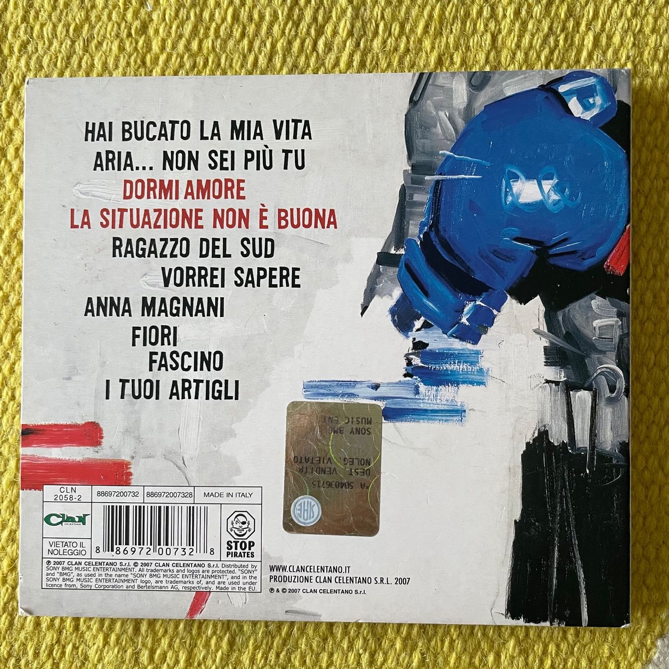 CD: ADRIANO CELENTANO-DORMI AMORE (DIGIPACK) – Usato da Rorschacherberg venduto da CD-Roli 1