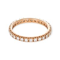 Alliance-Ring 18k Roségold Diamanten 0,72ct