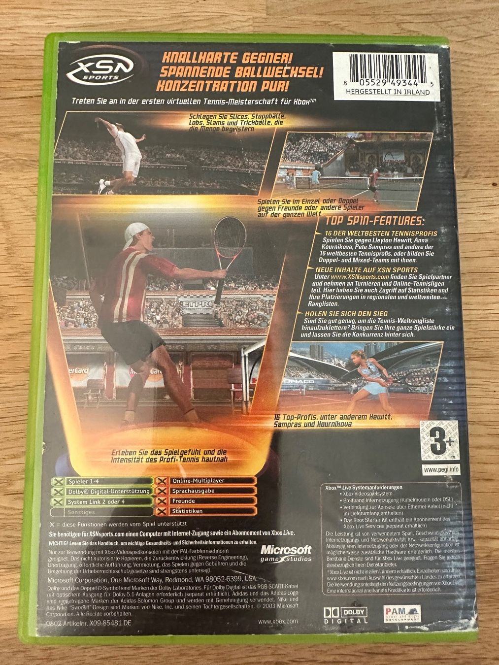 Microsoft Giochi: Top Spin für Xbox – Usato da Kestenholz venduto da Mad18 1