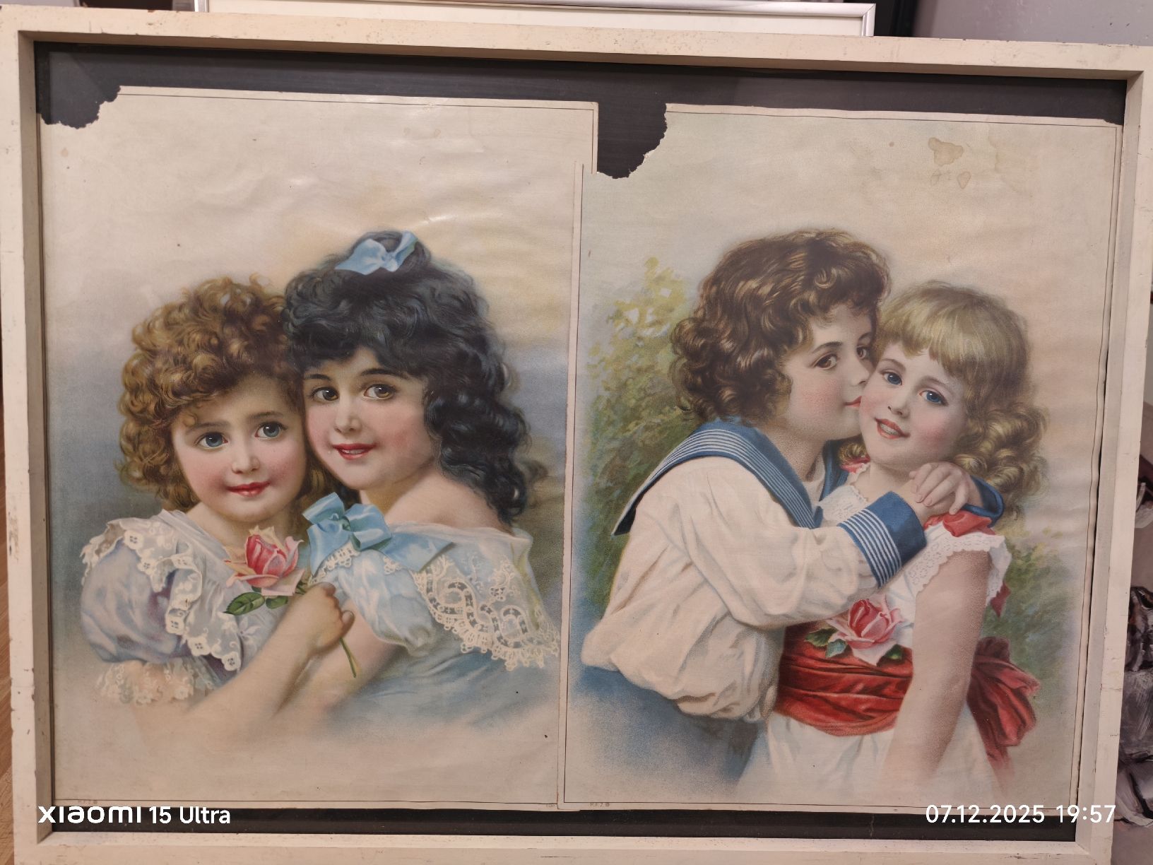 Grafica & Litografie: Antikes Bild Kinderbild Lithografie um 1890 – Usato da St. Gallen venduto da Deki35