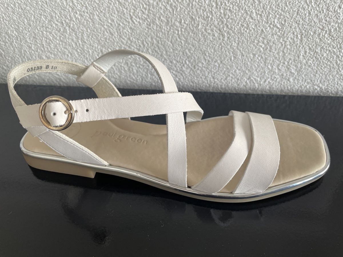 Paul Green Damenschuhe: Paul Green Ledersandalen hell beige Gr.6.5/ 40 – Neu (gemäss Beschreibung) aus Ennetbaden von Julia555 1