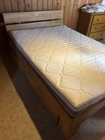Bett mit Schubladen und Matratze Massivholz Buche 160x200cm 