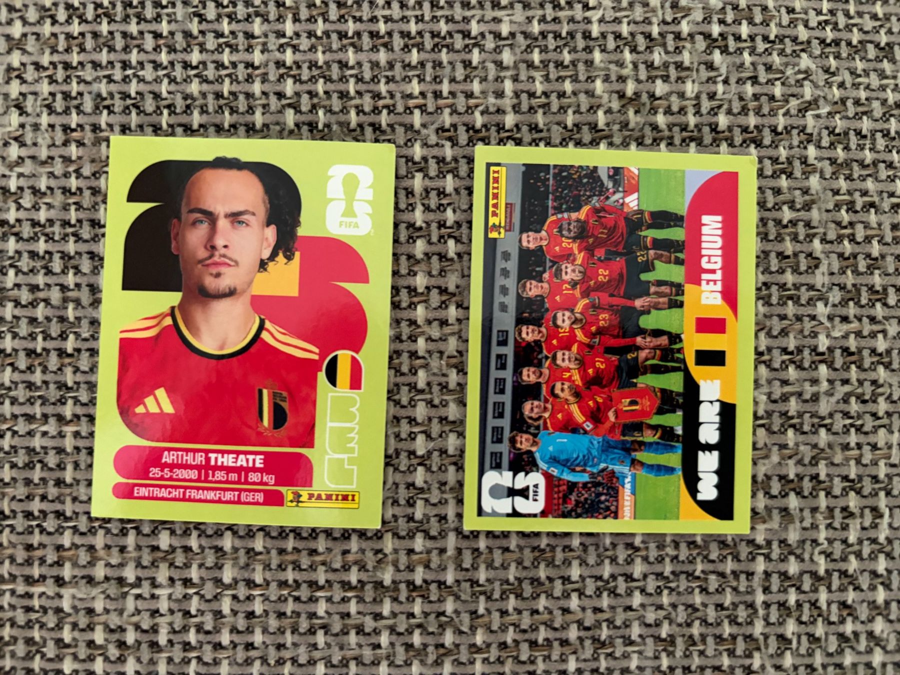 Panini Carte collezionabili: FIFA WM 2026 Panini BEL 3 / 13 – Usato da Egg b. Zürich venduto da pie_9jrw
