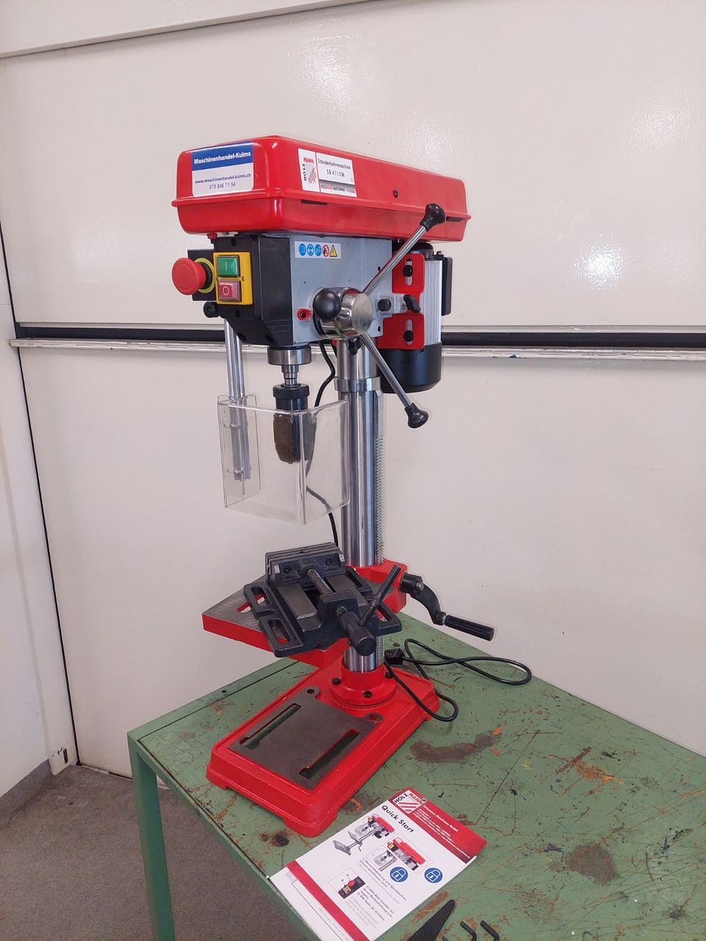 Trapani: Tischbohrmaschine SB4115N-400V – Nuovo e nell'imballaggio originale da Aarwangen venduto da Maschinenhandelkulms