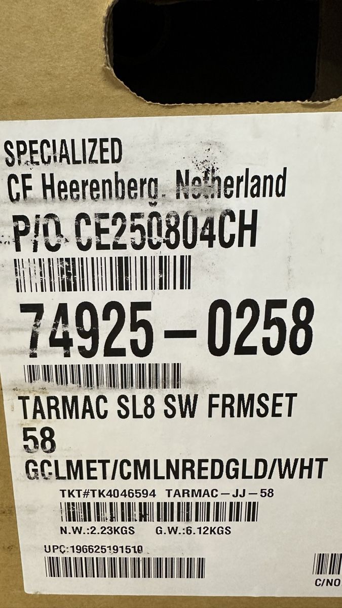 Specialized Velos: Specialized S-Works Tarmac SL8 Frameset 58 – Neu und originalverpackt aus Mels von DRIFT_Bike_Shop 5