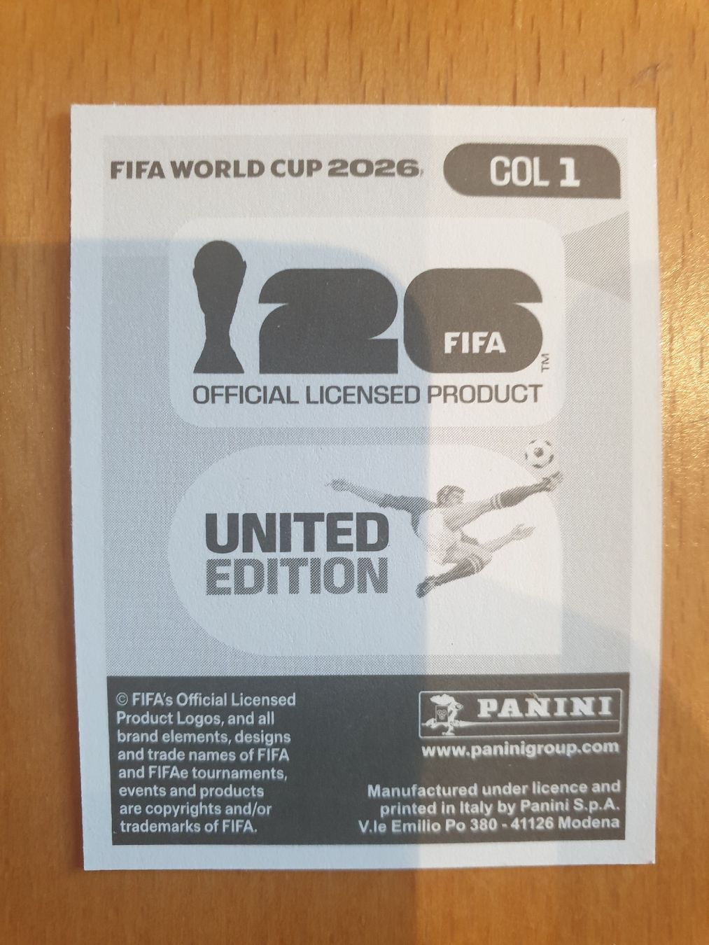 Panini Cartes à collectionner: Panini WM 2026 Colombia 1 – Neuf (Voir description) à Einsiedeln par MGXX 1