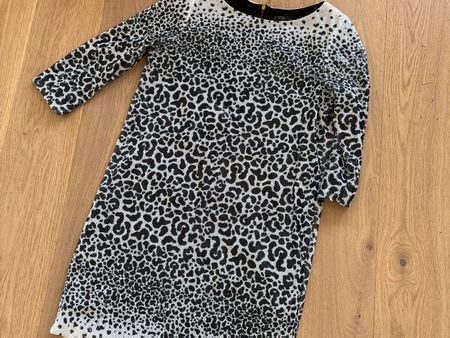 Robe paillettes motif leopard
