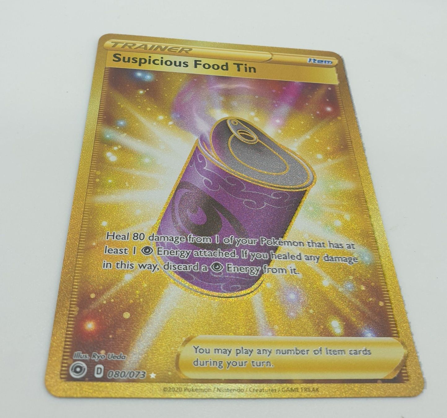 Pokémon Carte collezionabili: Suspicious food tin eng – Usato da Genève venduto da Cardtreasure