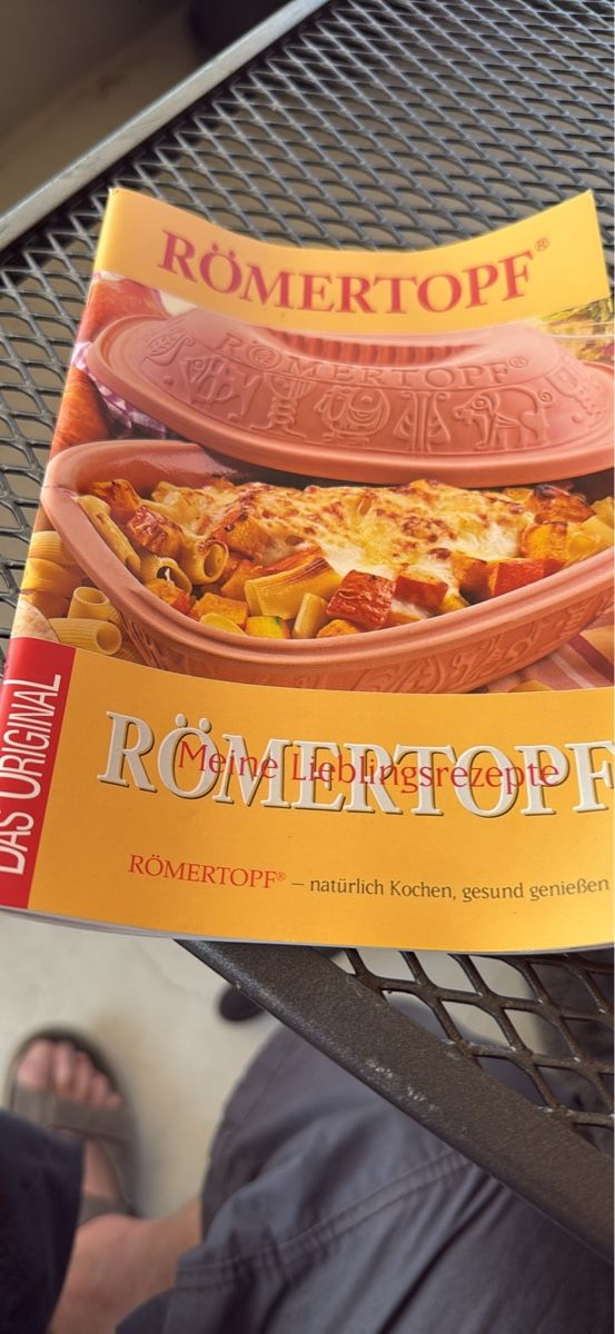 Quooker Küchengeräte: Römertopf Auflaufform mit Deckel Lehm Grösse M 36cm – Neu und originalverpackt aus Rorschacherberg von Mincamerlin
