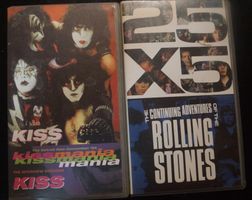 VHS Rolling Stones.- Kiss