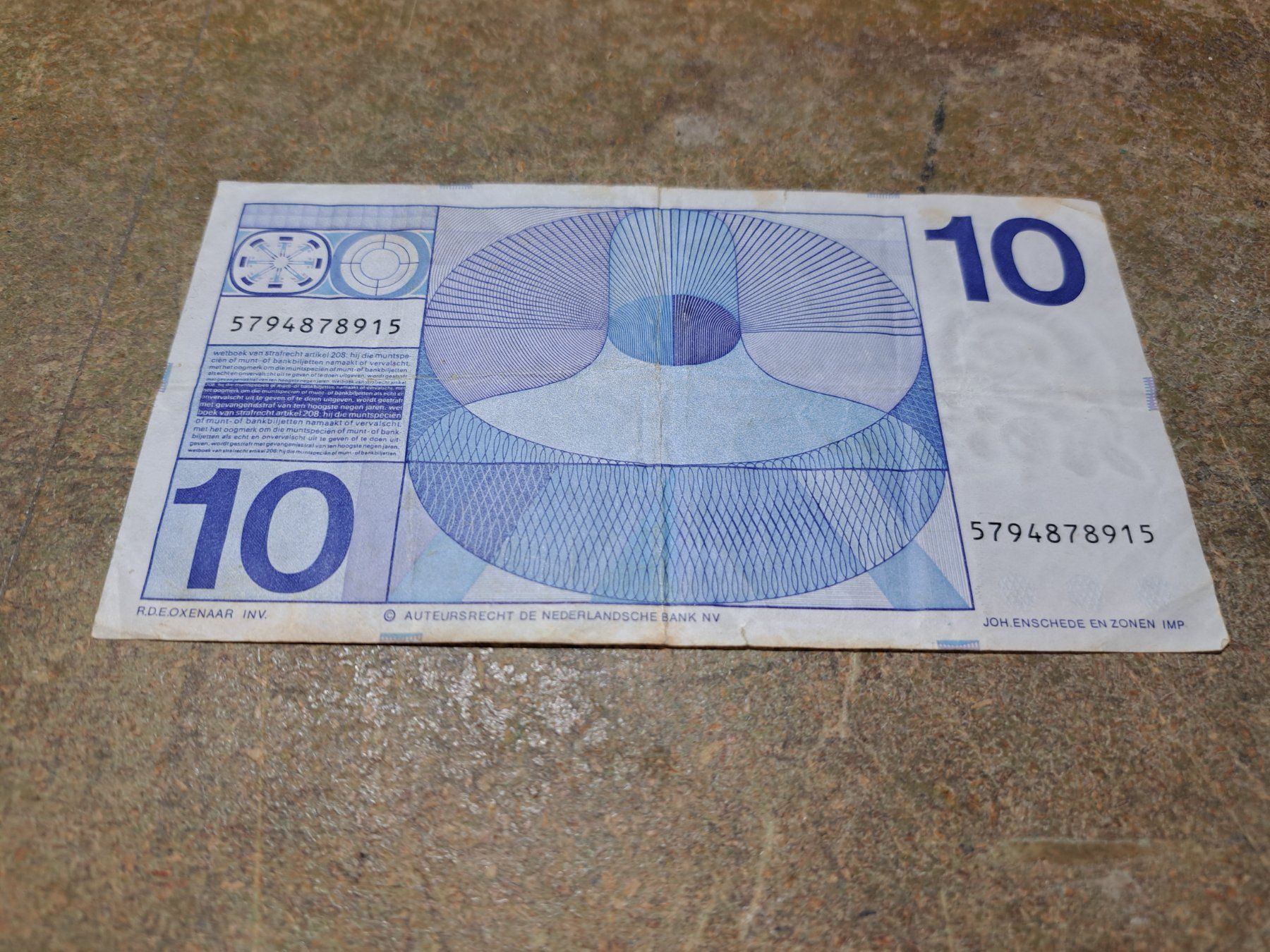 Banconote: 10 Guldennote – Usato da Sarmenstorf venduto da veivel67 1