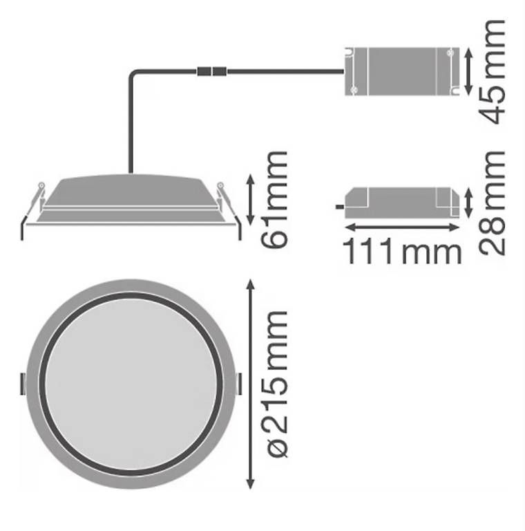 Lustres & lampes de plafonds: Ledvance Downlight DLR 200 – D'occasion à Staad SG par ame_wk6b 1