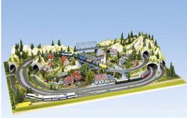 NOCH Gelände Mittenwald mit Schattenbahnhof