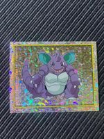 Pokemon Nidoking Holo Prism Merlin Topps Sticker 2000