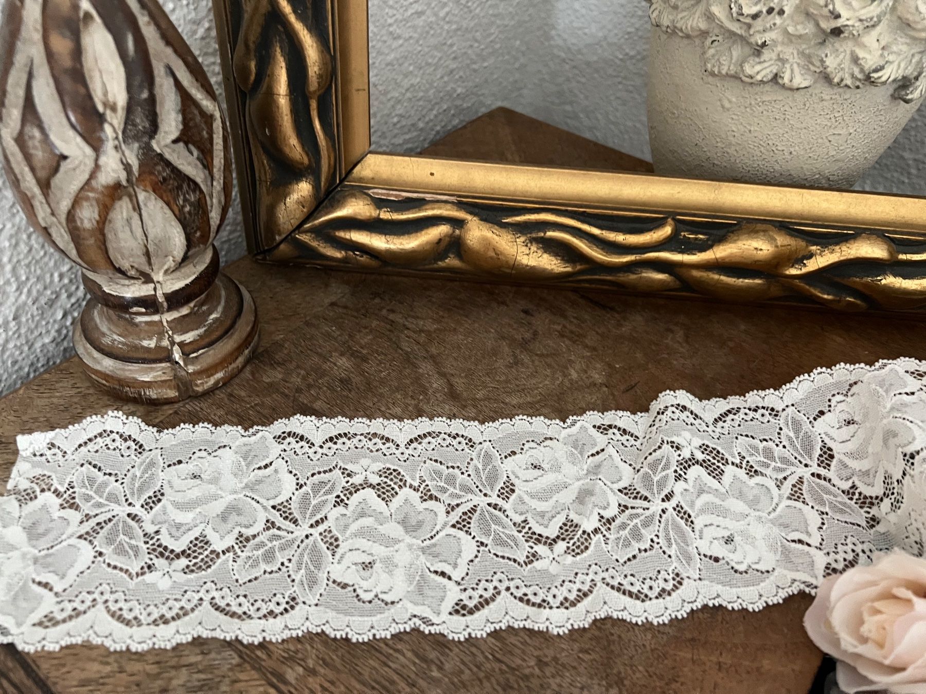Tessuti: Alte, vintage Spitzen - 5 Stück - Shabby - elastisch – Nuovo (secondo la descrizione) da Walzenhausen venduto da Cerna007 3