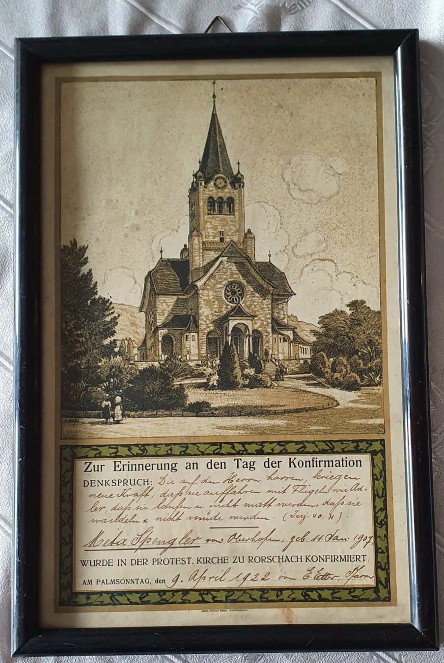 Foto & Immagini: Bild Kirche Rorschach - zur Konfirmation – Usato da Kreuzlingen venduto da Rschweiz1