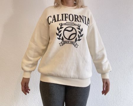 California Tennis Sweatshirt, M Baumwolle kuschelig 32