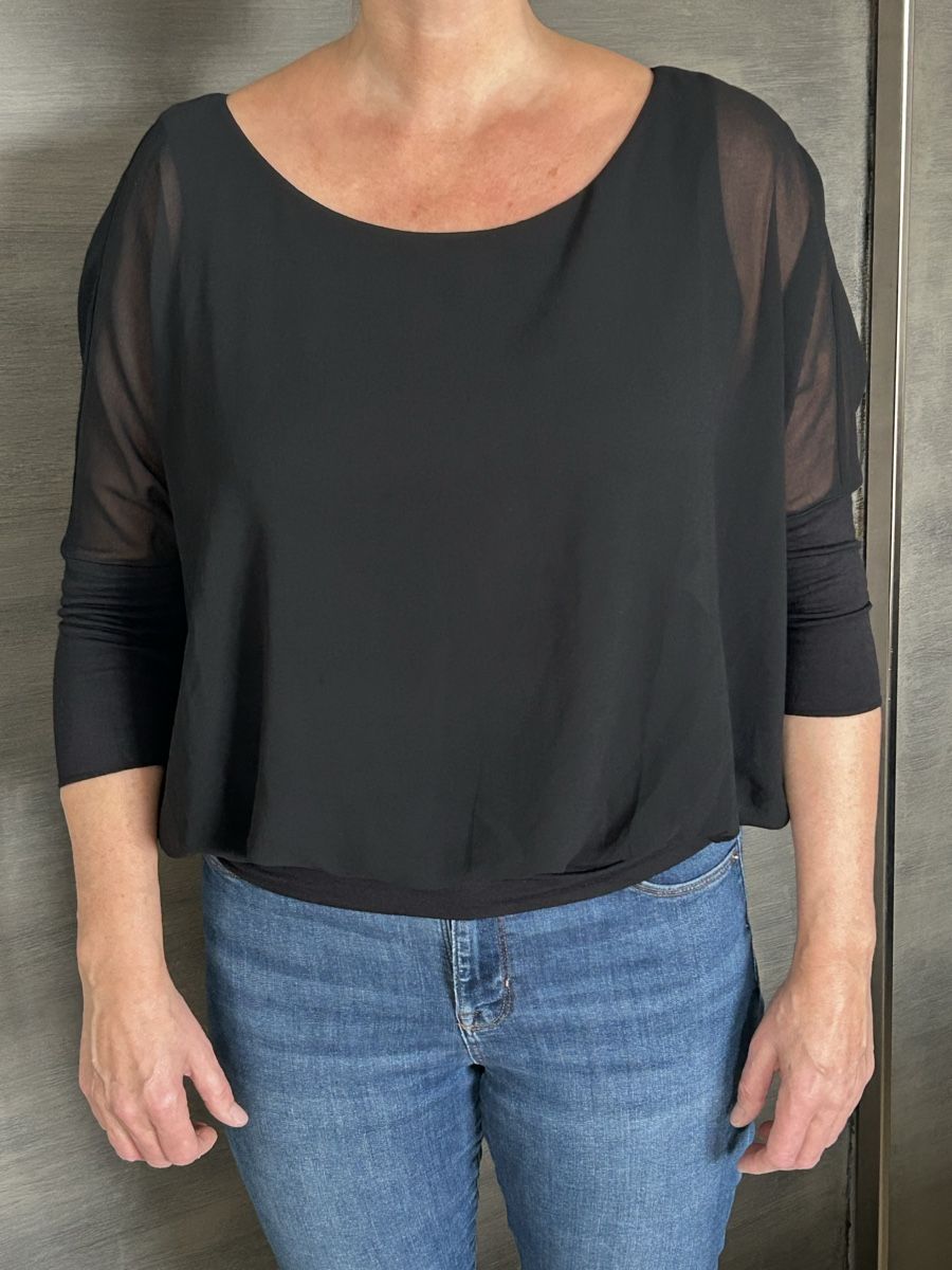 Esprit Camicette: Esprit Damen Oberteil schwarz, Gr.  38  – Usato da Bachenbülach venduto da danielaa0102 3