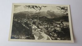 St. Moritz - Dorf - mit Piz Muragl - um ca. 1950