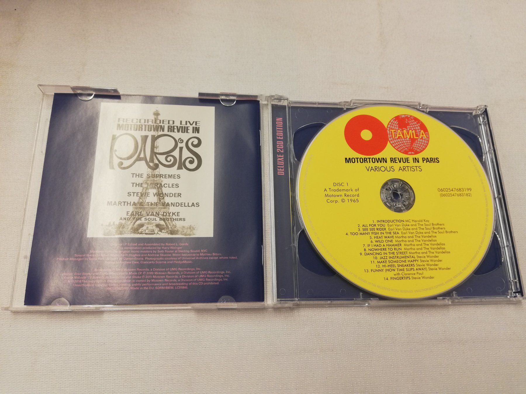 CD: MOTORTOWN REVUE IN - PARIS – Usato da Bern venduto da Vinylsound.ch 2