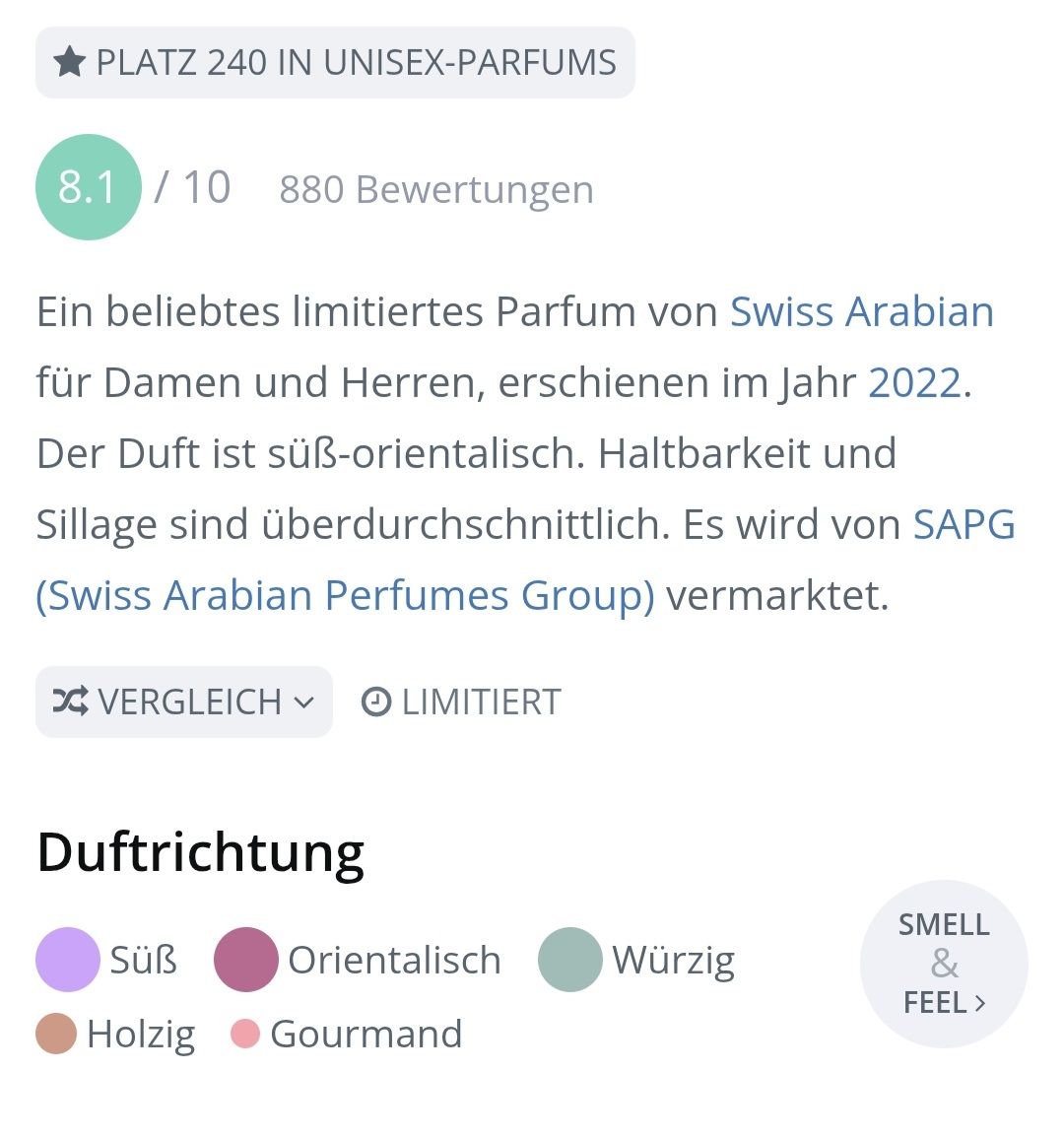 Swiss Arabian Profumi & Eau de Toilette: 2 ml OUD AZRAQ SHAGHAF SWISS ARABIAN ABFÜLLUNG – Nuovo (secondo la descrizione) da St. Gallen venduto da CaliSunshine 3