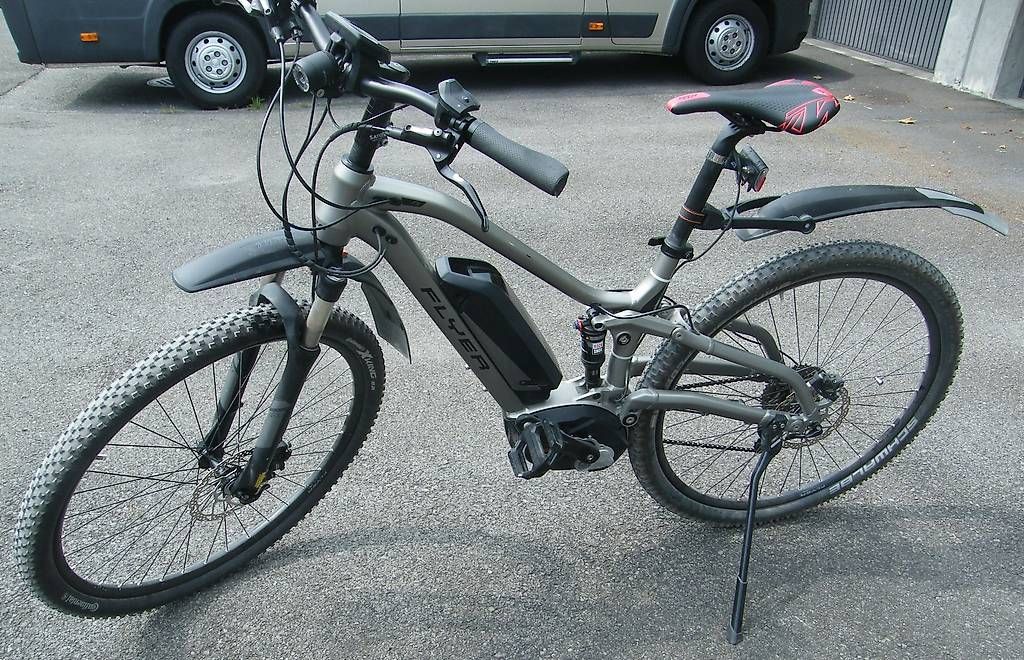 Flyer Velos: FLYER TX 7.10 E-MTB Fully in Silbergrau – Gebraucht aus Arth von dig_7skx 4